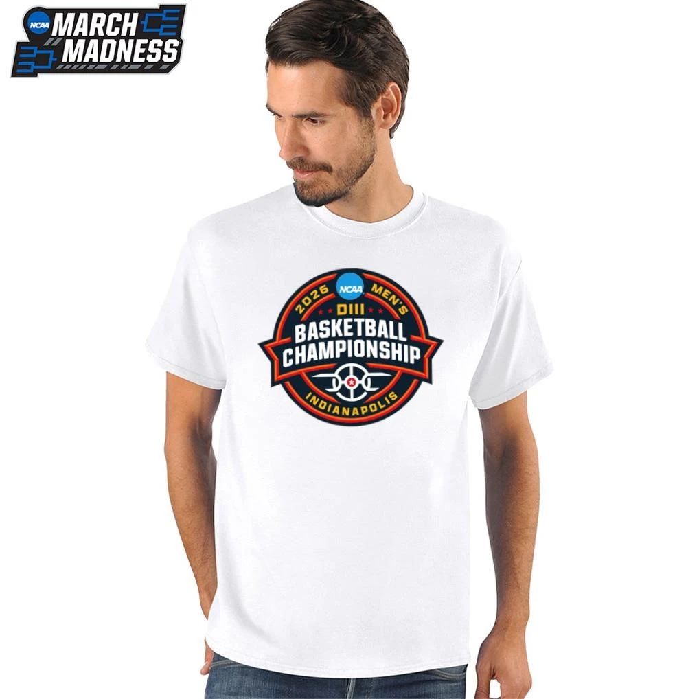 2026 Division III Men’s Basketball Championship Indianapolis Logo T-Shirt