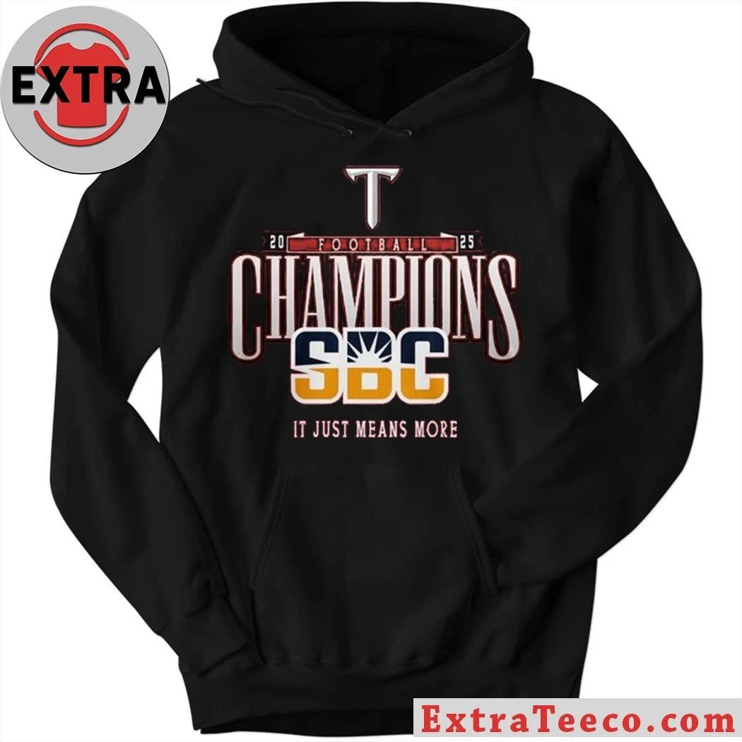 Troy Trojans Sun Belt Champions 2025 Celebrating Shirt