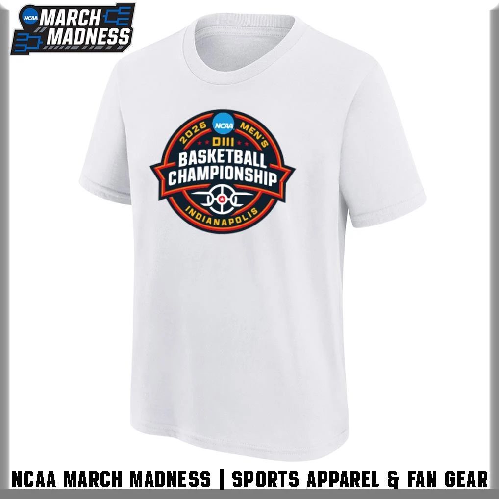 2026 Division III Men’s Basketball Championship Indianapolis Logo T-Shirt