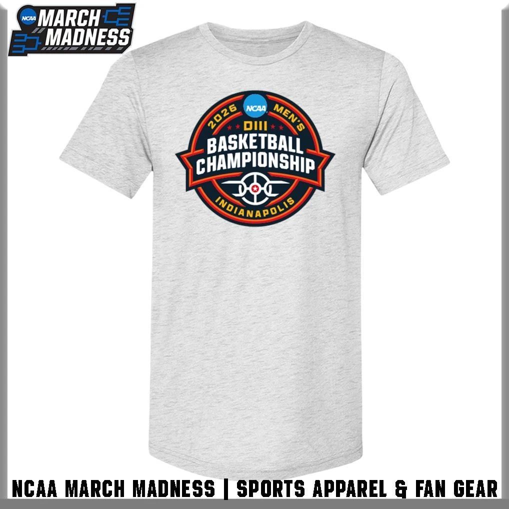 2026 Division III Men’s Basketball Championship Indianapolis Logo T-Shirt