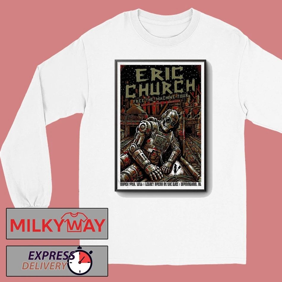 Eric Church Mar 19 2026 Alabama AL Poster shirt