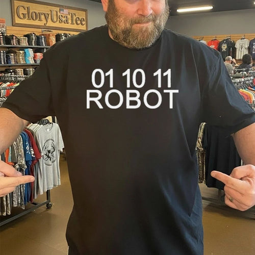 01 10 11 Robot Shirt