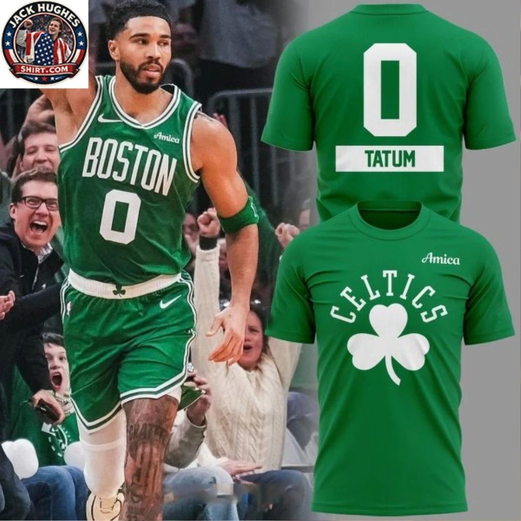 Jayson Tatum Back to 0 Boston Celtics 2026 Forever Home Logo Two Sided T-Shirt