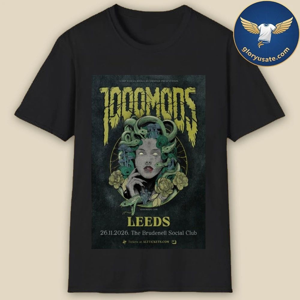 1000Mods Leeds Brudenell Social Club November 26 2026 Poster Shirt