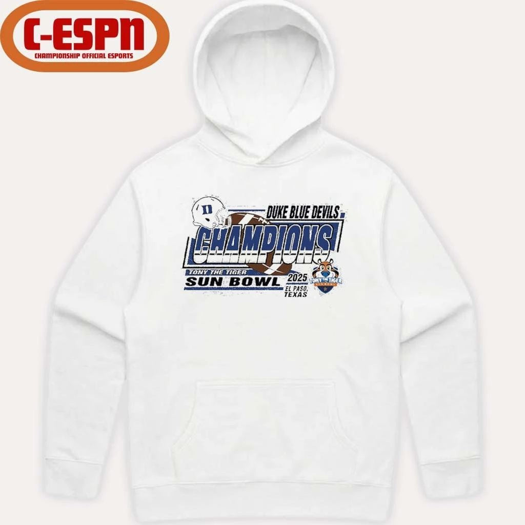 Duke University Football Sun Bowl Champions T-Shirt
