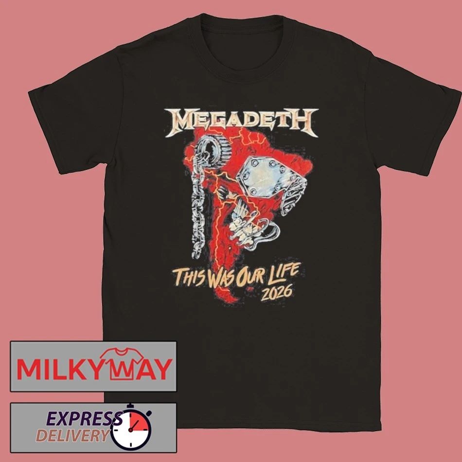 Megadeth This Was Our Life Tour 2026 Limited shirt