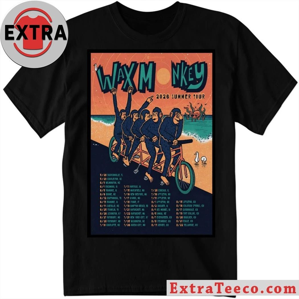 Wax Monkey Summer Tour 26 Poster Shirt