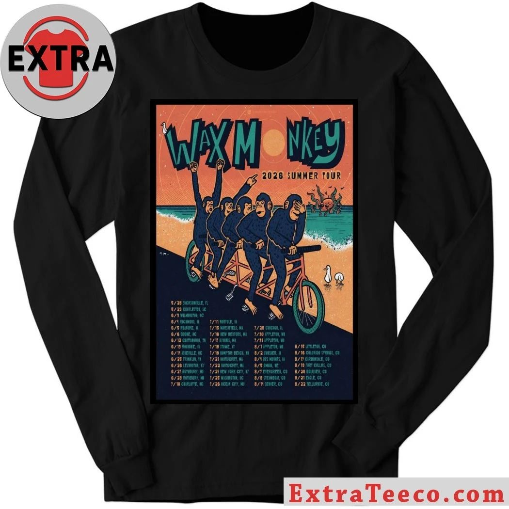 Wax Monkey Summer Tour 26 Poster Shirt