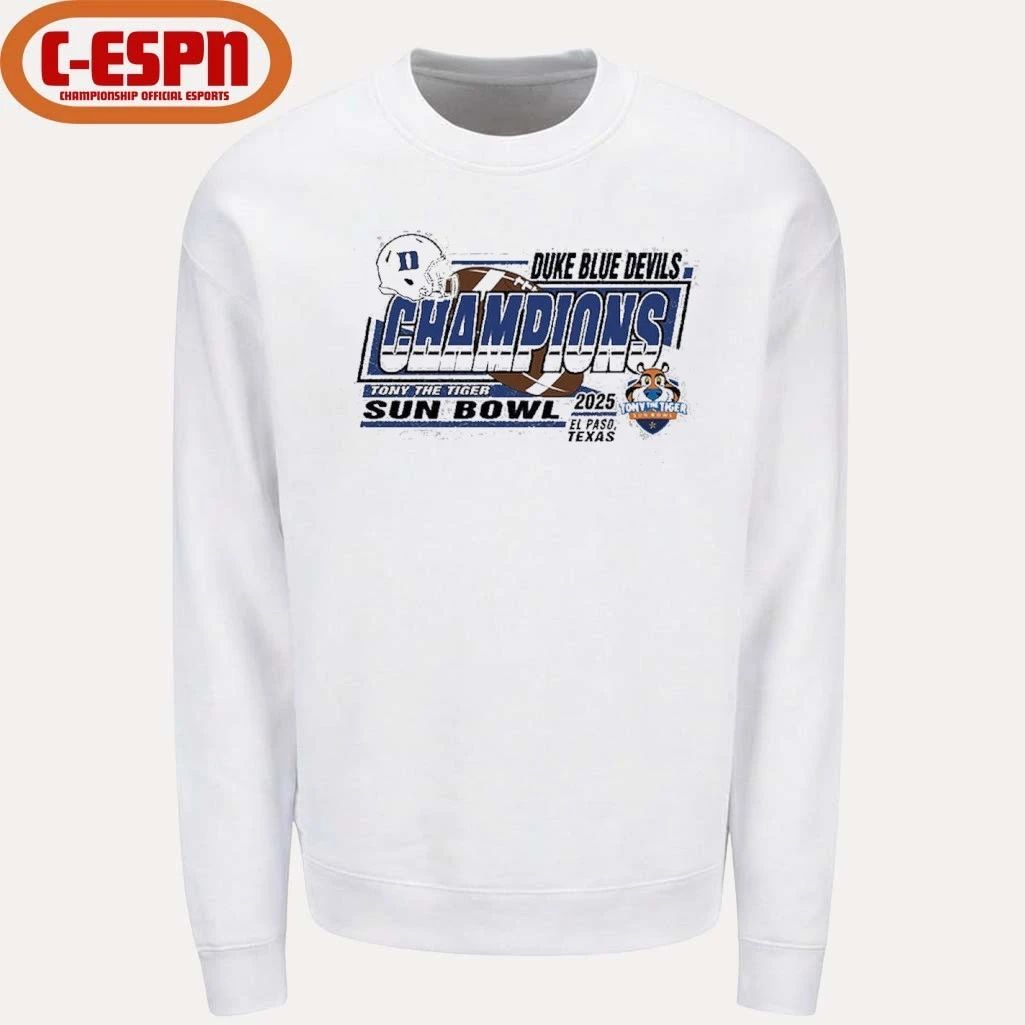Duke University Football Sun Bowl Champions T-Shirt