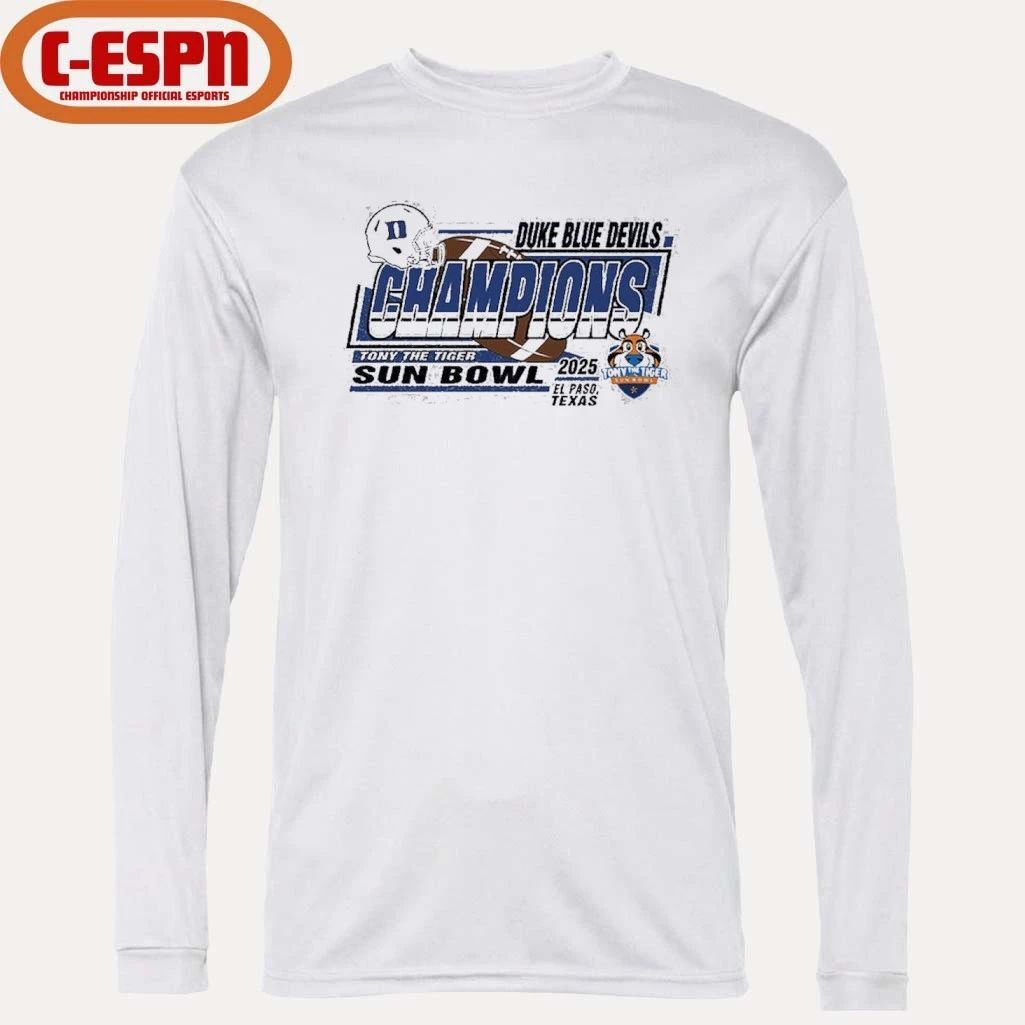 Duke University Football Sun Bowl Champions T-Shirt