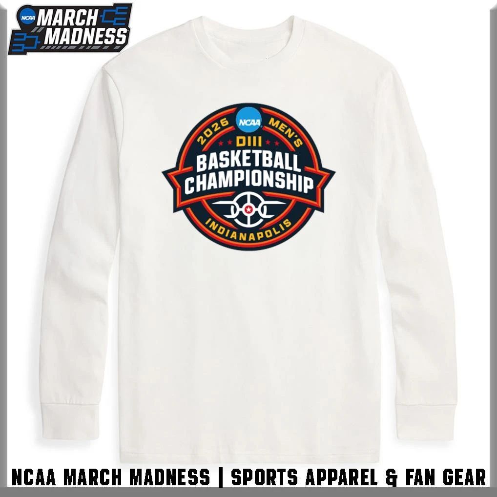 2026 Division III Men’s Basketball Championship Indianapolis Logo T-Shirt